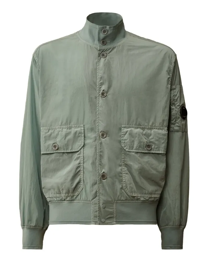 C.P. Company Chrome-R buttoned bomber jacket - Blau Blau