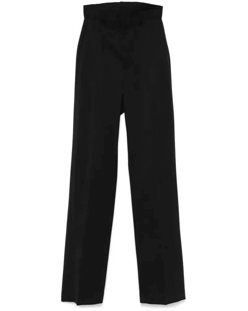 Maison Margiela Hose mit Cut-Outs - Schwarz Schwarz