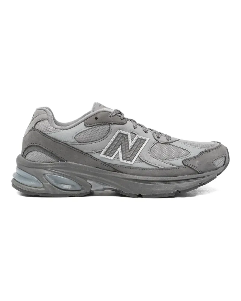 Comme des Garçons x New Balance panelled mesh sneakers - Grau Grau