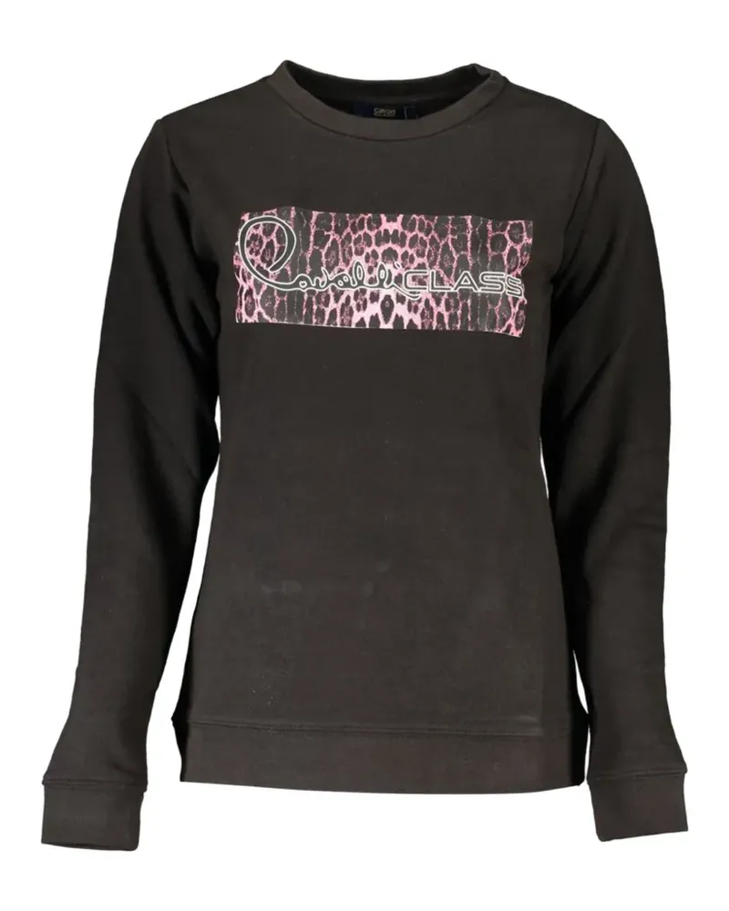 Roberto Cavalli leopard-print sweatshirt - Schwarz Schwarz