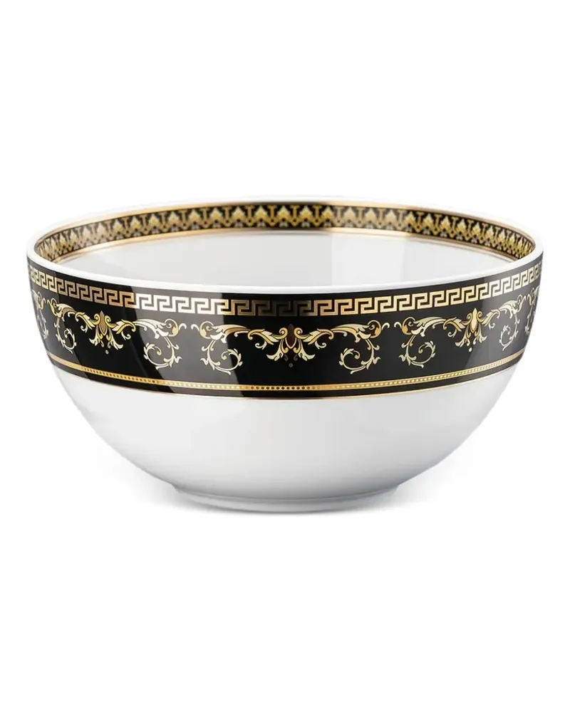 Versace Gemusterte Virtus Gala Schale (15cm) - Weiß Weiß