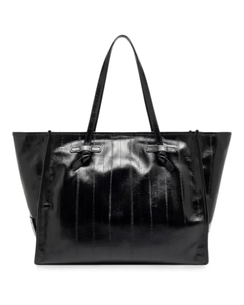 Gianni Chiarini Marcella Tote Bag mit Aaleffekt - Schwarz Schwarz