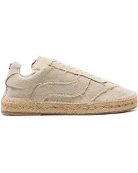 Casadei Holiday Espadrilles aus Canvas Nude