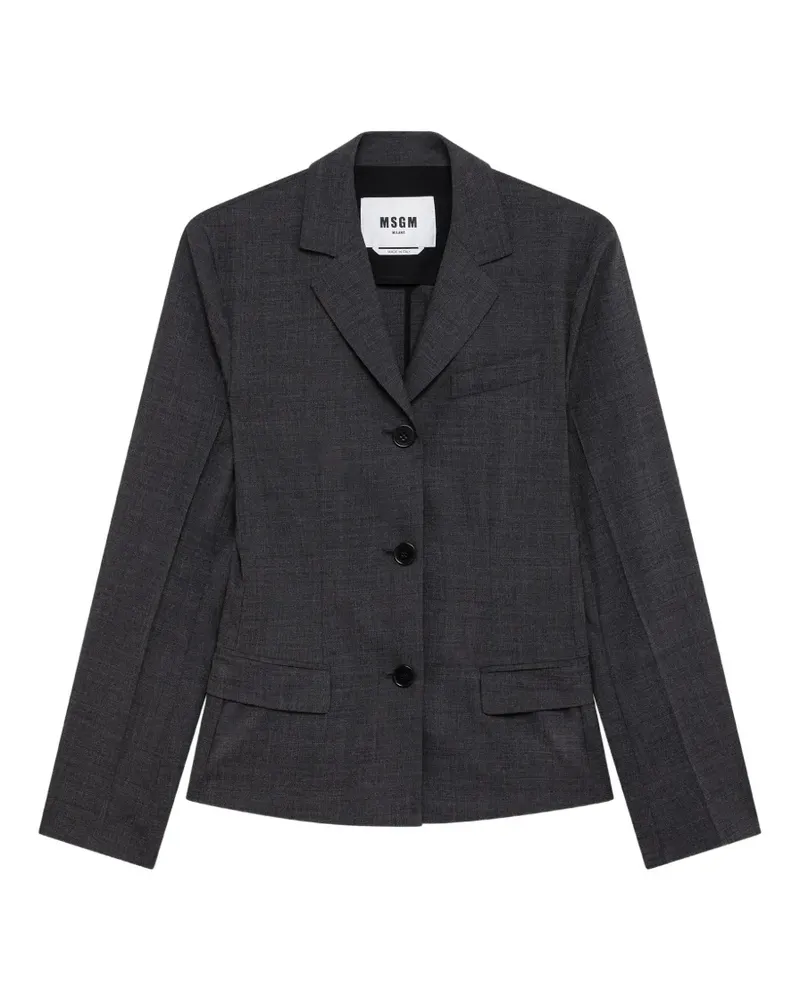 MSGM Einreihiges Sakko - Grau Grau