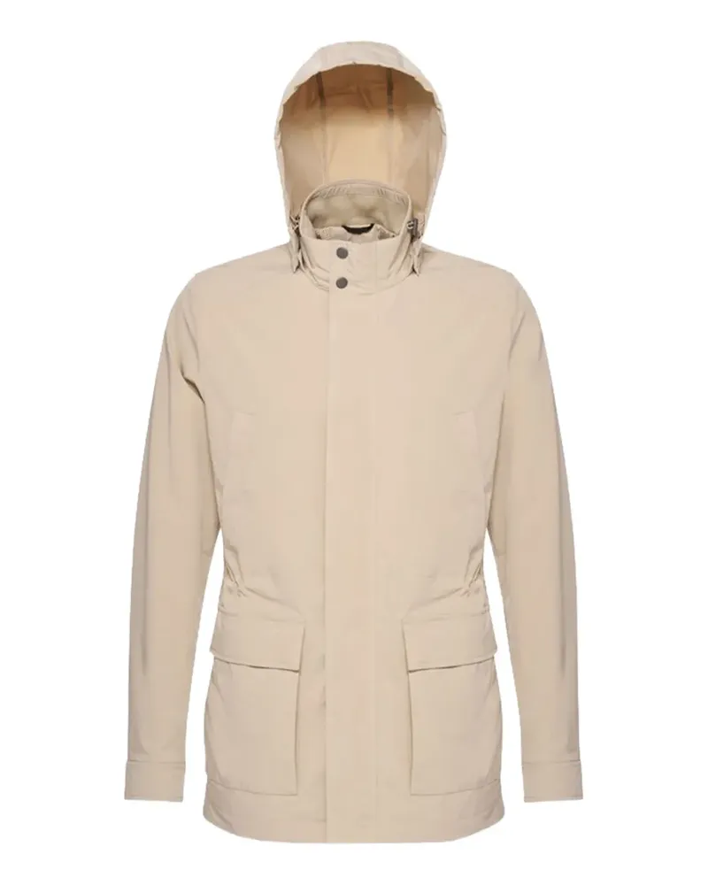 Geox hooded pocket jacket - Nude Nude