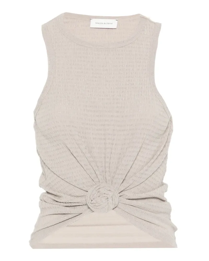 Magda Butrym knot-detail tank top - Nude Nude