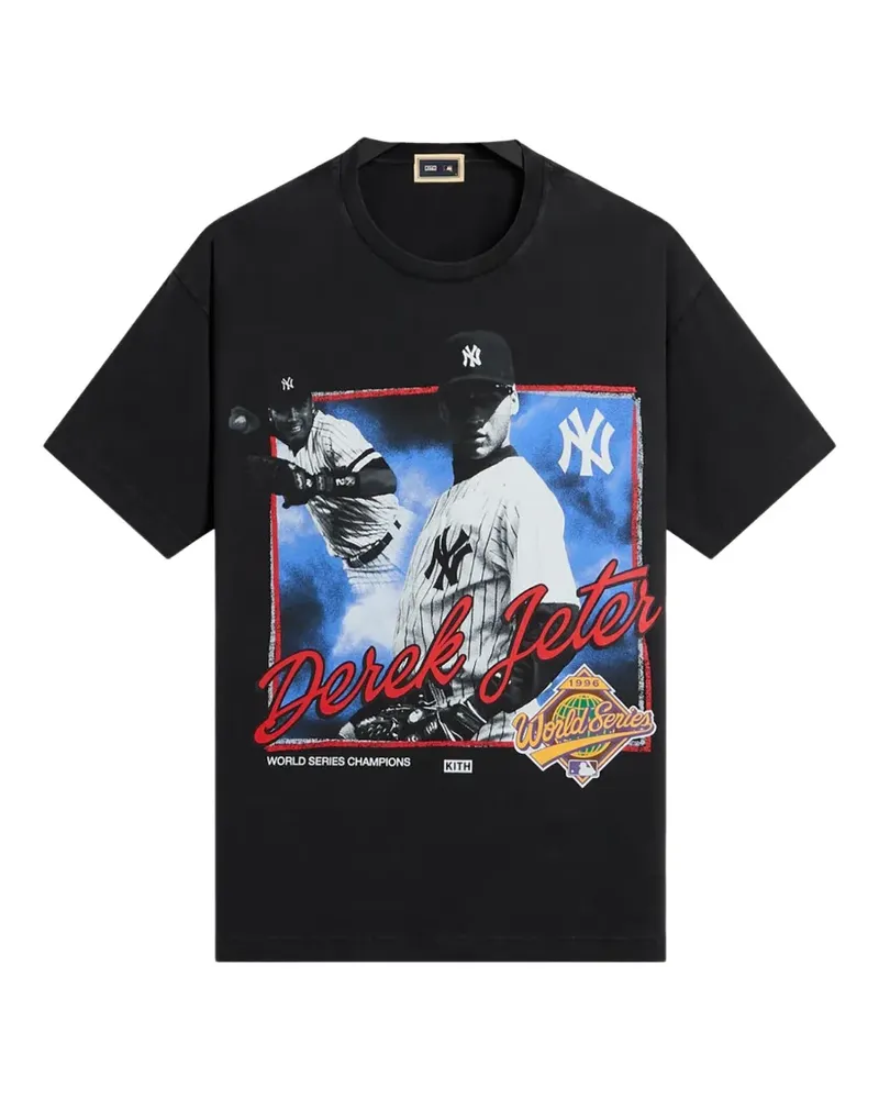 KITH New York Yankees Derek Jeter T-Shirt - Schwarz Schwarz