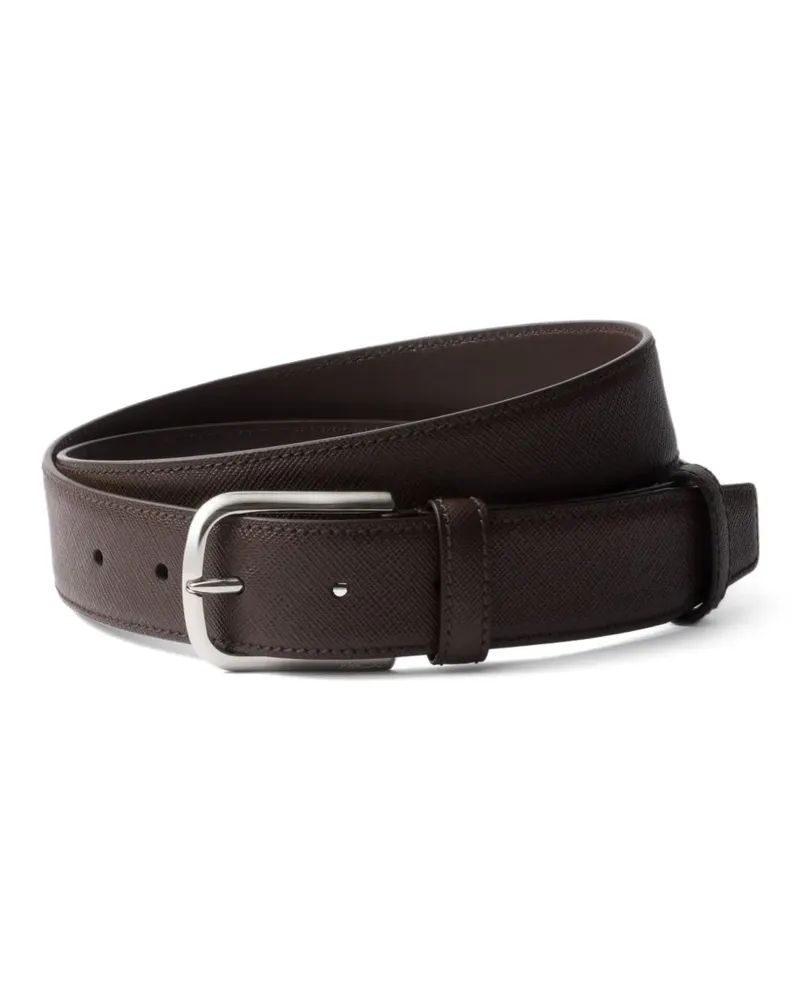 Prada Gürtel aus Saffiano-Leder - Braun Braun