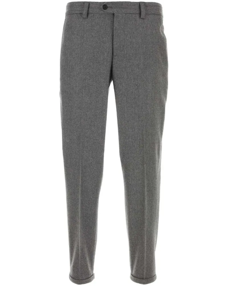 PT TORINO Schmale Tapered-Hose - Grau Grau