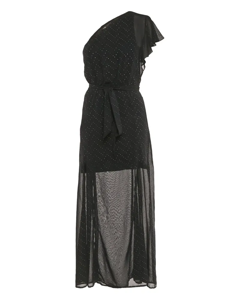 Maje one-shoulder maxi dress - Schwarz Schwarz