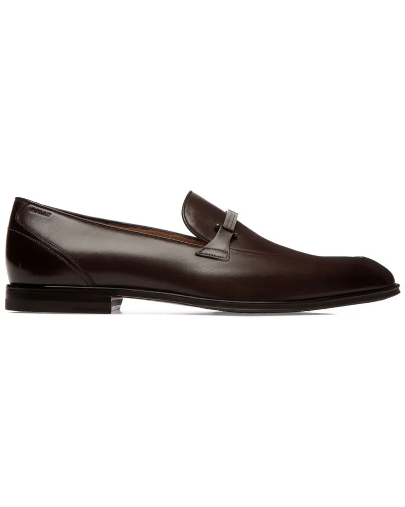 Bally Colby Loafer mit Logo-Schild Braun