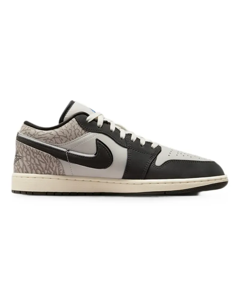 Jordan elephant-print Air 1 Low SE lace-up sneakers - Grau Grau