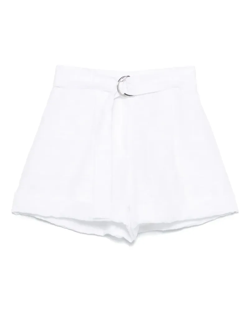 Ermanno Scervino Shorts mit Gürtel - Weiß Weiß