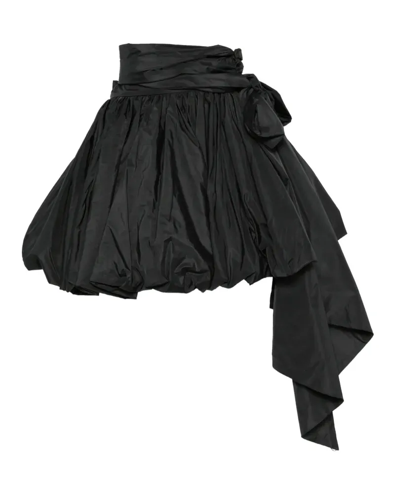 Blumarine draped balloon mini skirt - Schwarz Schwarz