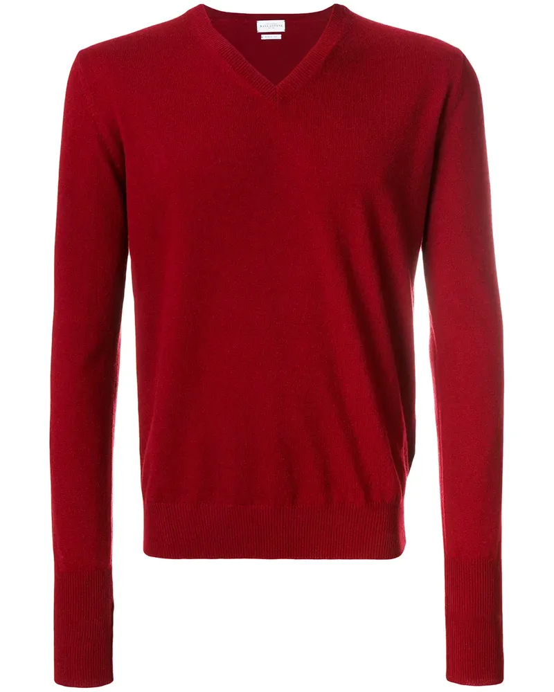 Ballantyne Pullover mit V-Ausschnitt - Rot Rot