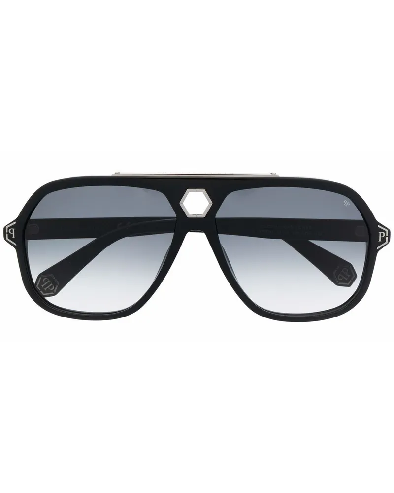Philipp Plein Urban Vega Sonnenbrille - Schwarz Schwarz