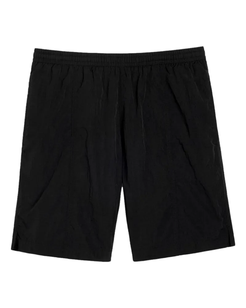 AMI Paris Badeshorts mit Ami de Coeur-Schild - Schwarz Schwarz