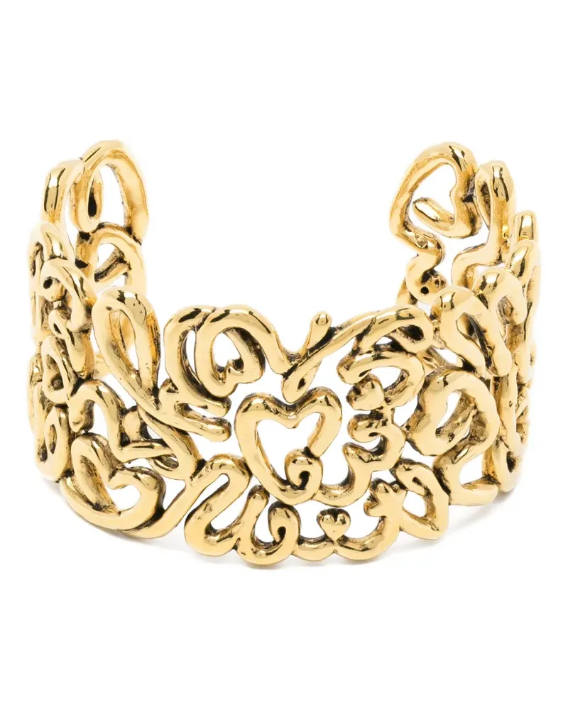Aurélie Bidermann Sweeny heart bracelet - Gold Gold
