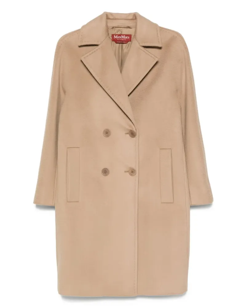 Max Mara Doppelreihiger Mantel - Braun Braun