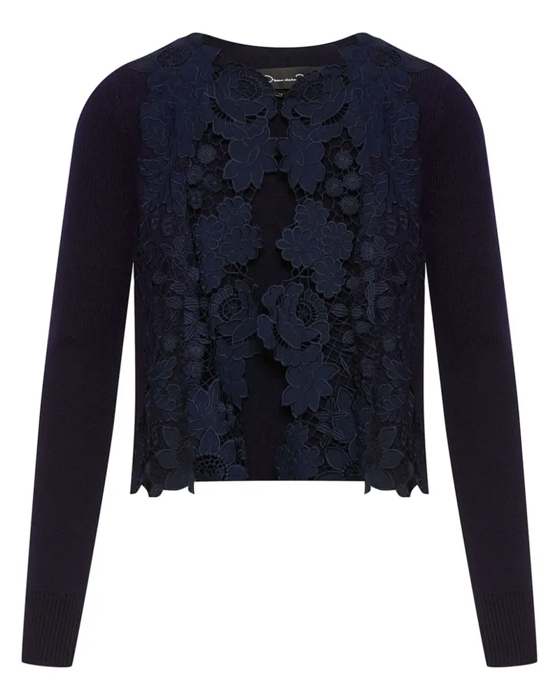 Oscar de la Renta Botanischer Cardigan - Braun Braun