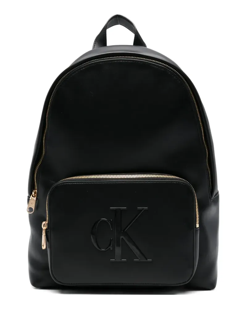 Calvin Klein Rucksack mit Logo-Detail - Schwarz Schwarz