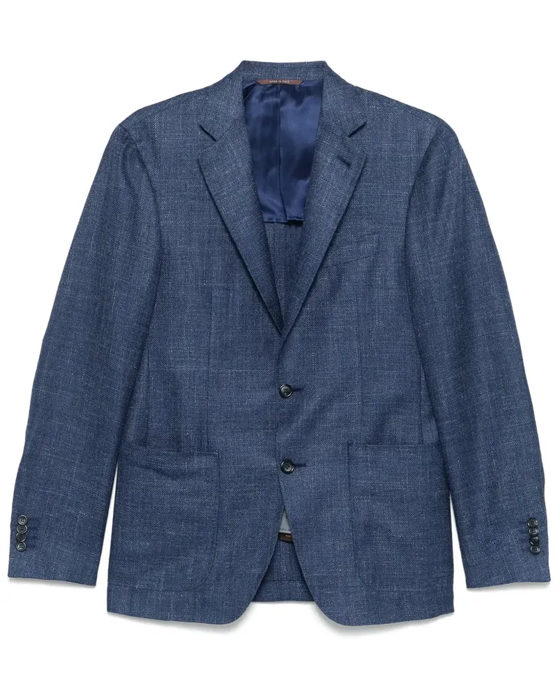 Canali Einreihiges Sakko - Blau Blau