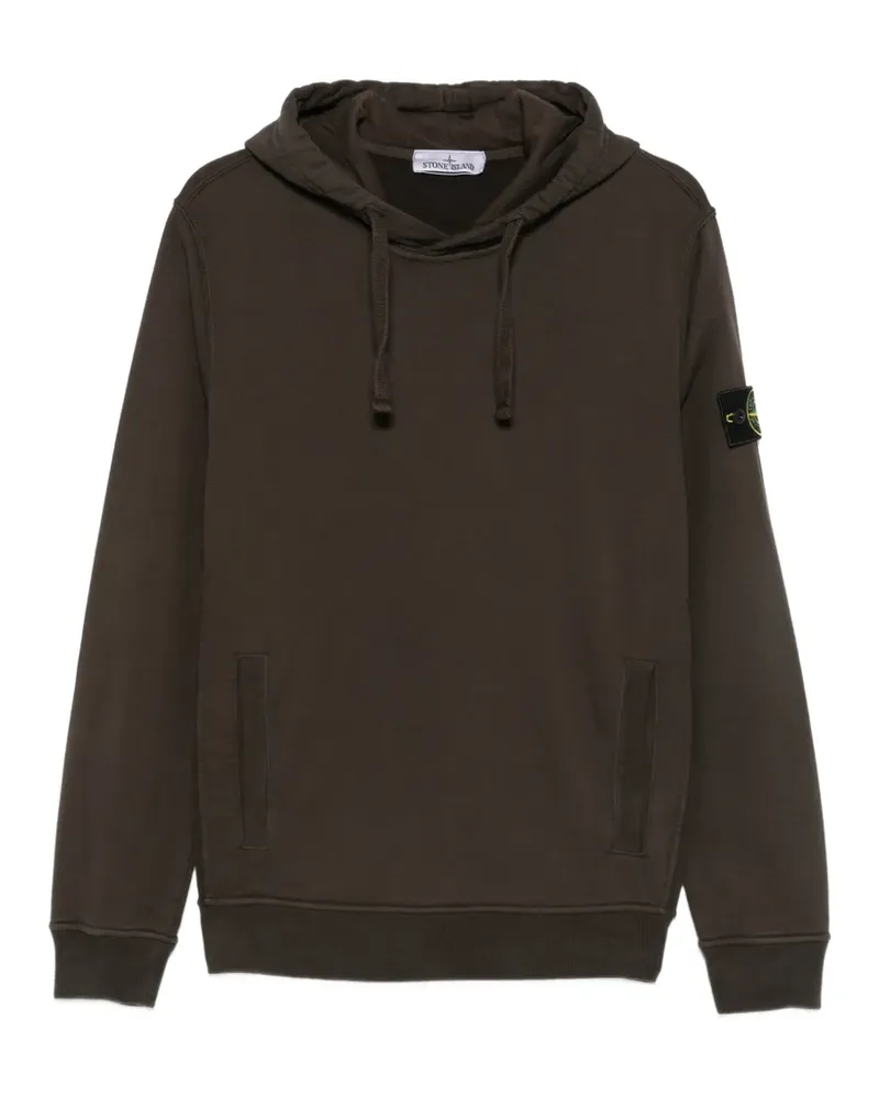 Stone Island Compass-patch hoodie - Grün Grün