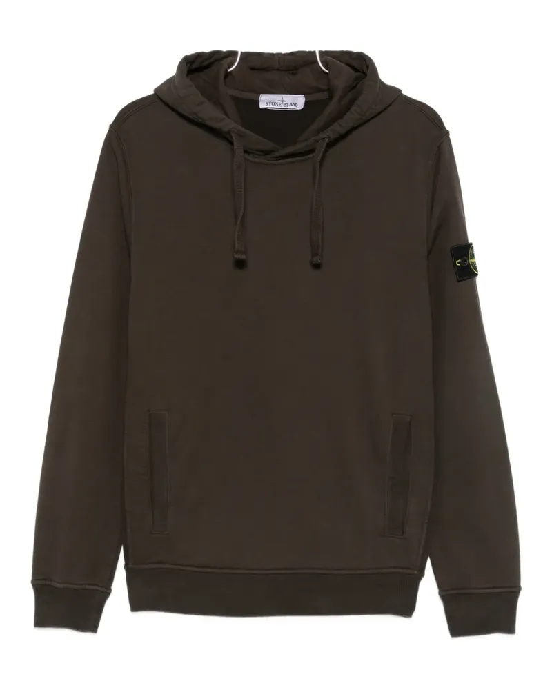 Stone Island Compass-patch hoodie - Grün Grün