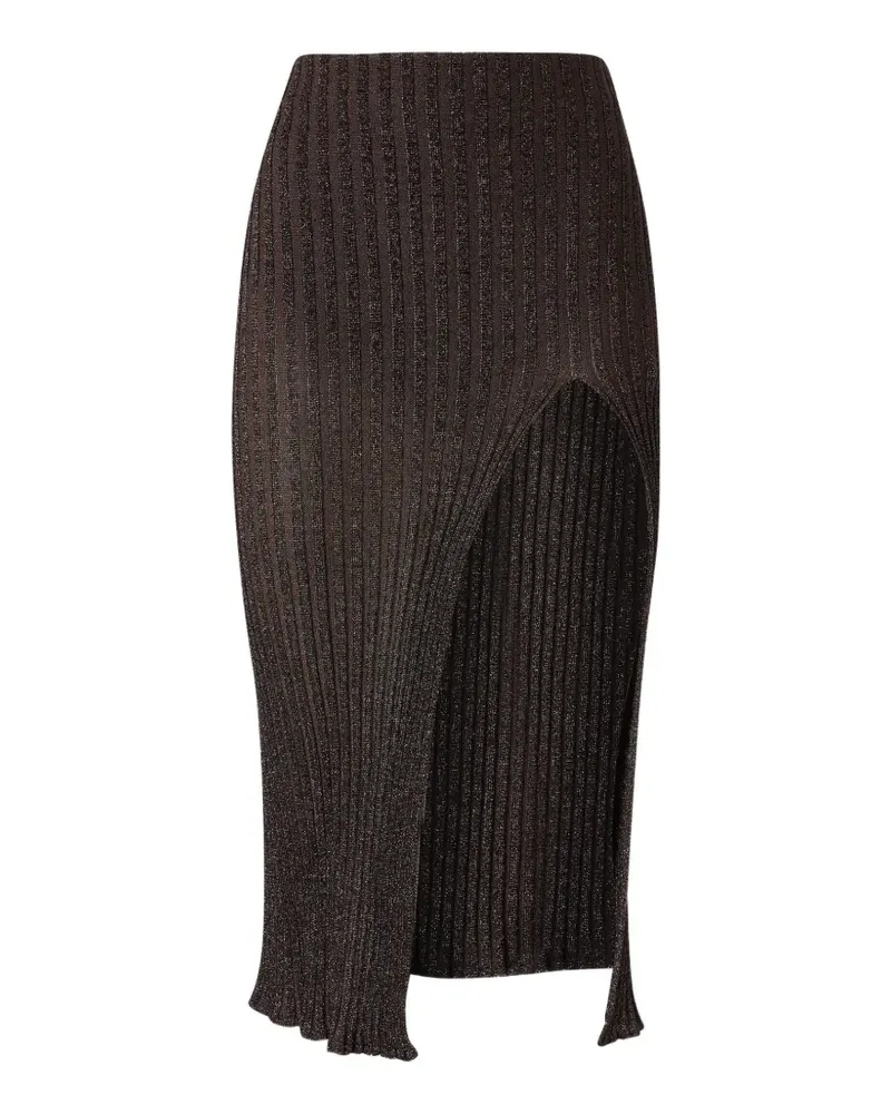 Missoni Gerippter Strickrock - Braun Braun