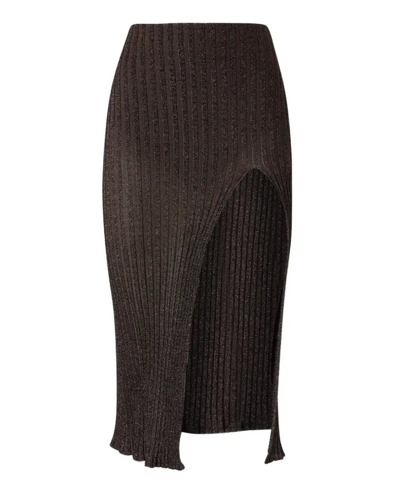 Missoni Gerippter Strickrock - Braun Braun