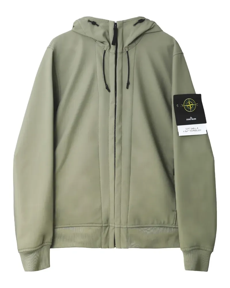 Stone Island Q100004 Soft Shell-R_E.DYE Jacke - Grün Grün