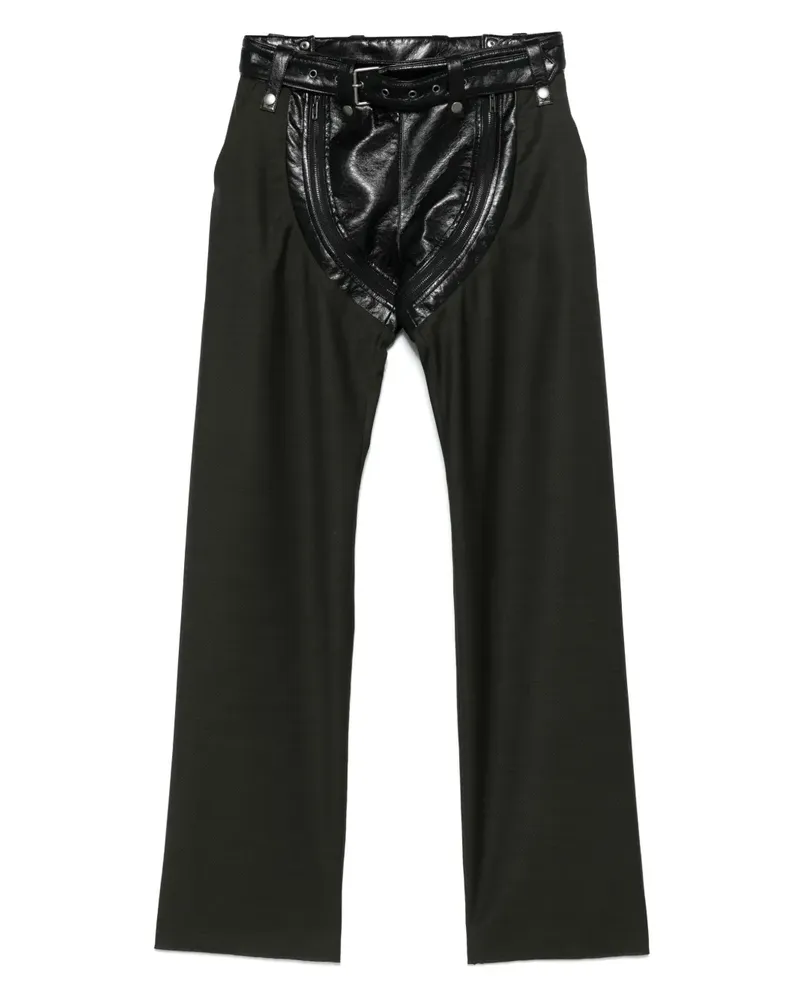 Martine Rose Hose mit Einsätzen - Grün Grün