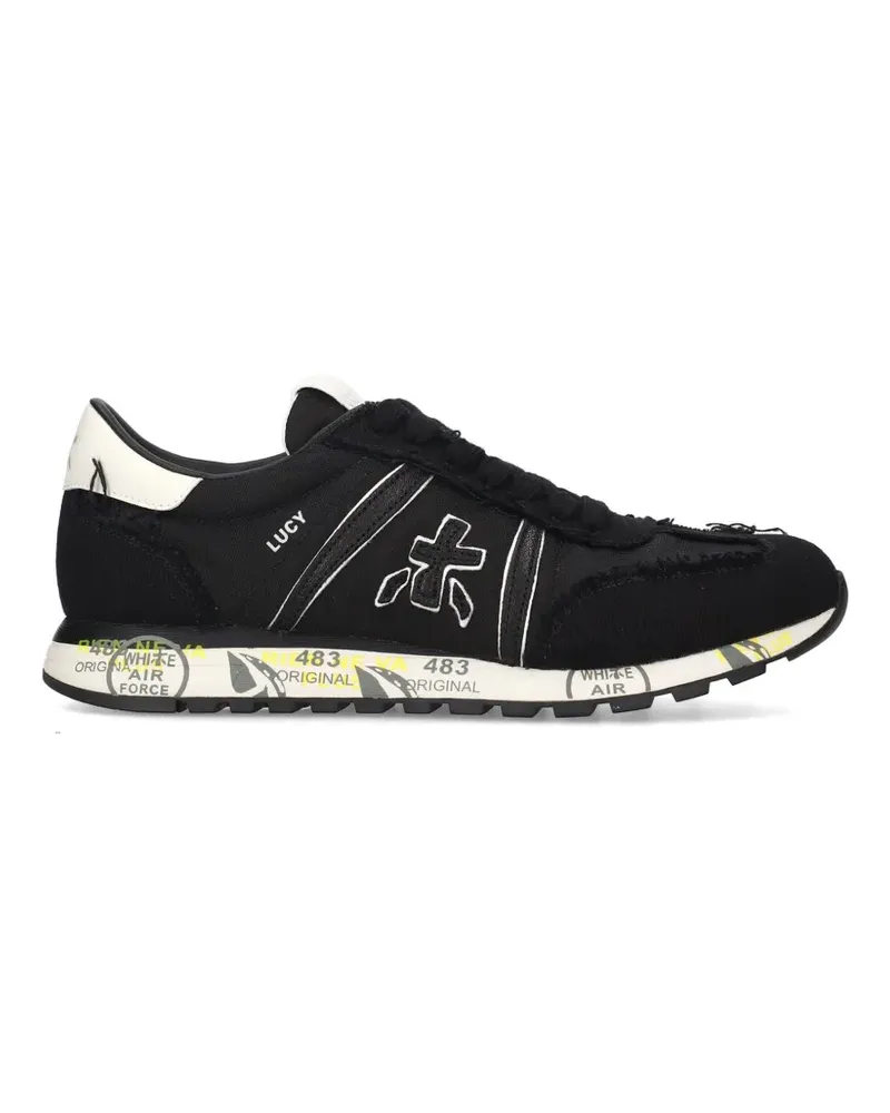 Premiata Lucy panelled sneakers - Schwarz Schwarz