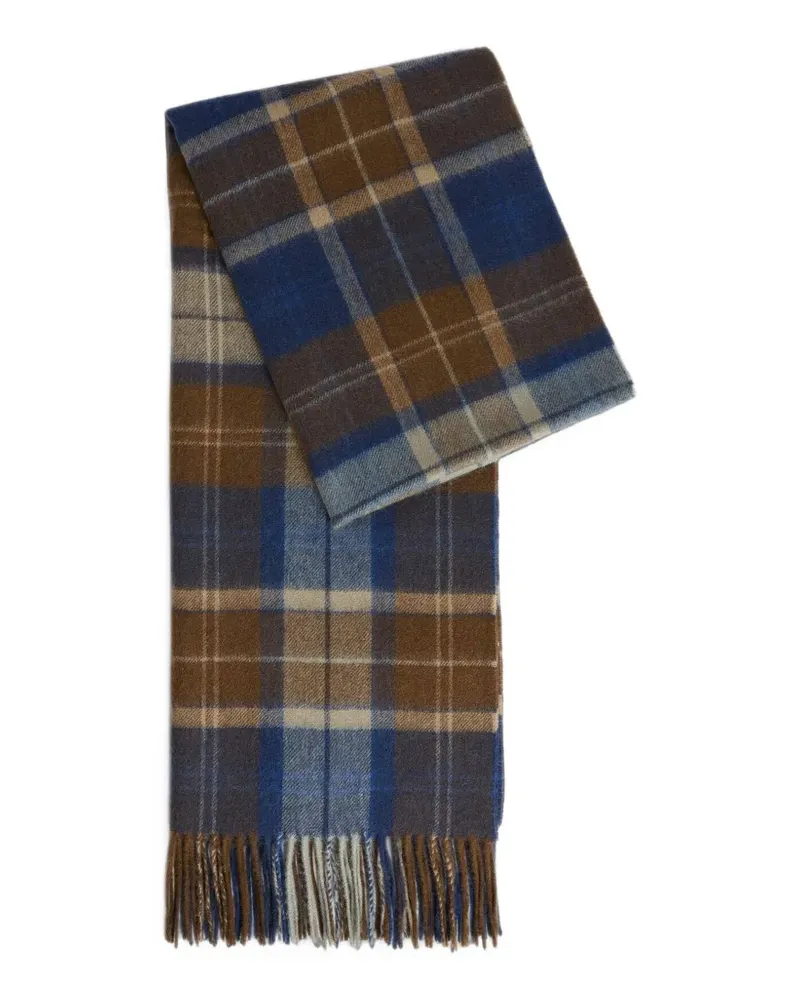 Barbour Brack Patchwork Tartan scarf - Braun Braun