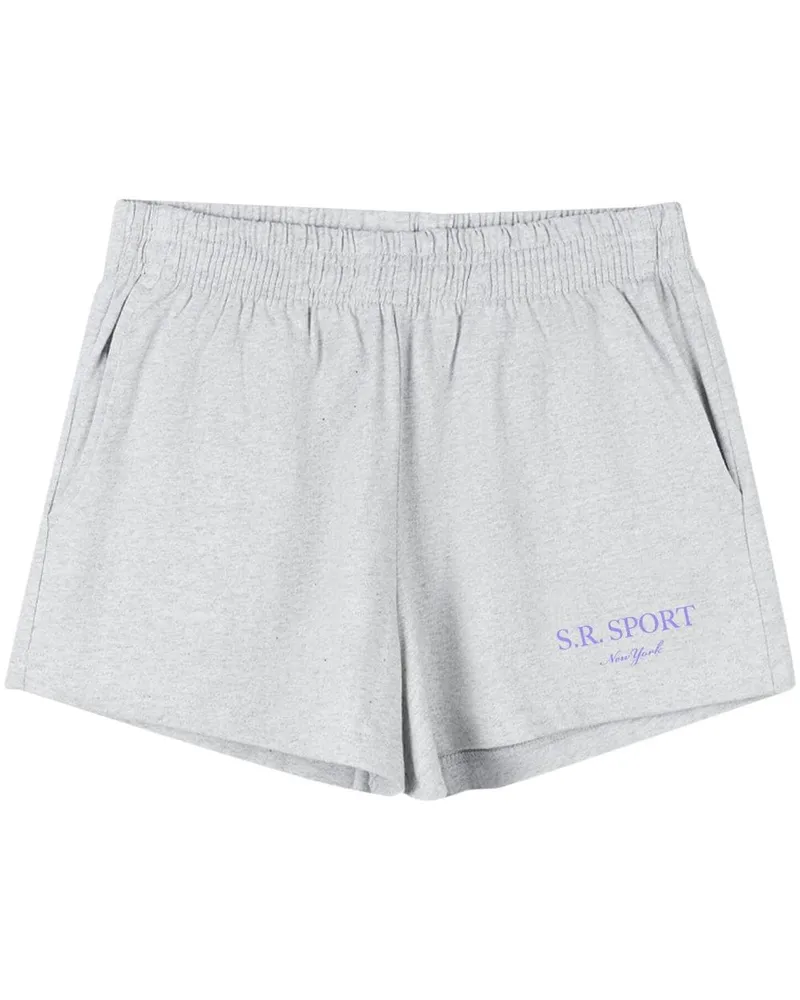 SPORTY & RICH Wimbledon Shorts - Grau Grau