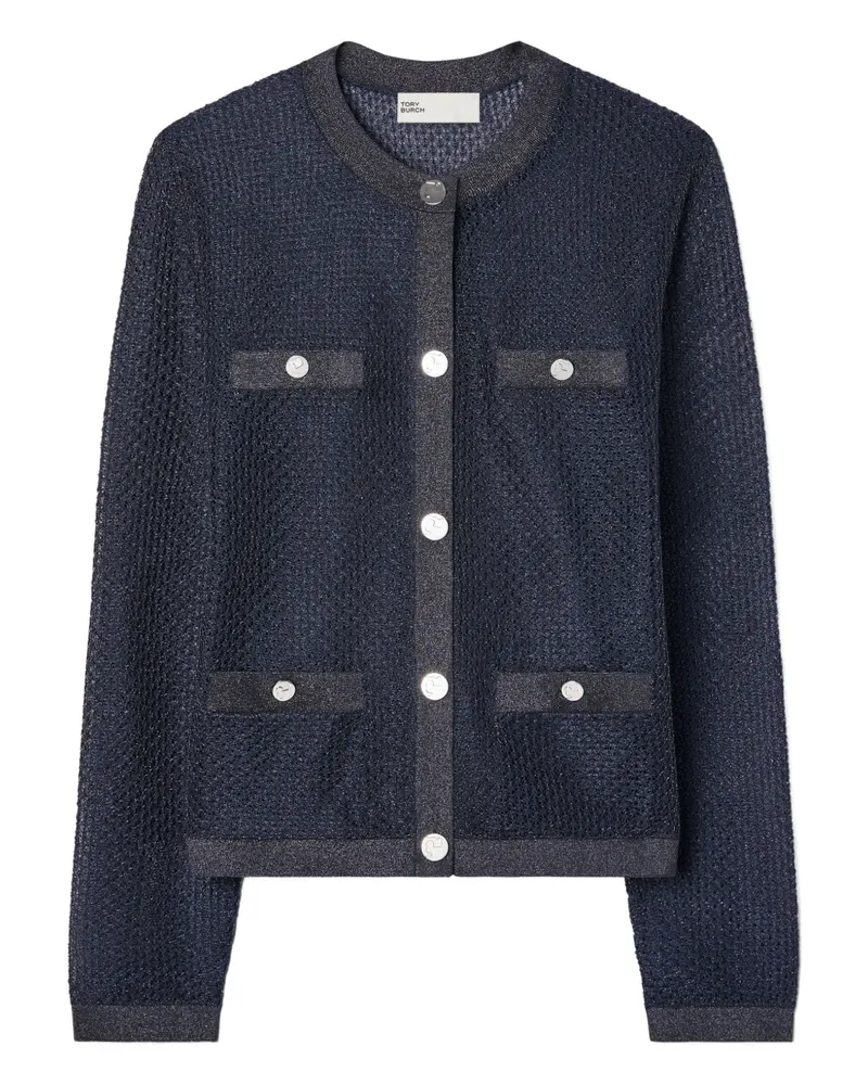 Tory Burch Kendra button cardigan - Blau Blau