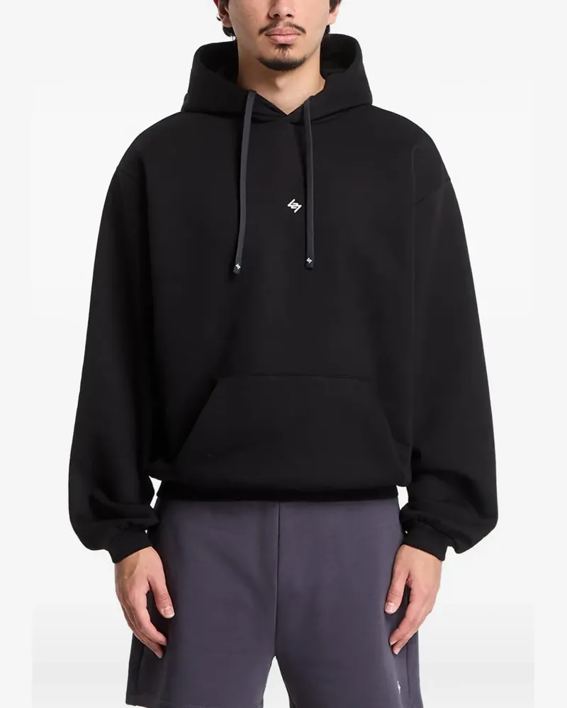 REPRESENT 247 Hoodie mit Logo-Print - Schwarz Schwarz