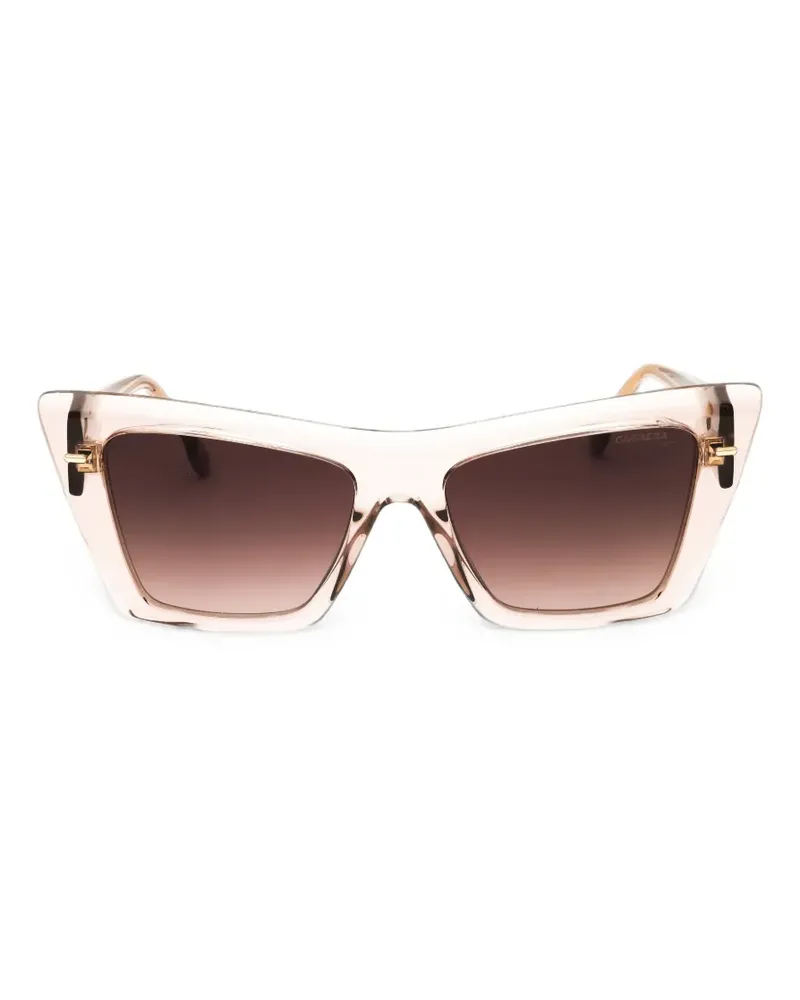 Carrera C-logo cat-eye frame sunglasses - Nude Nude