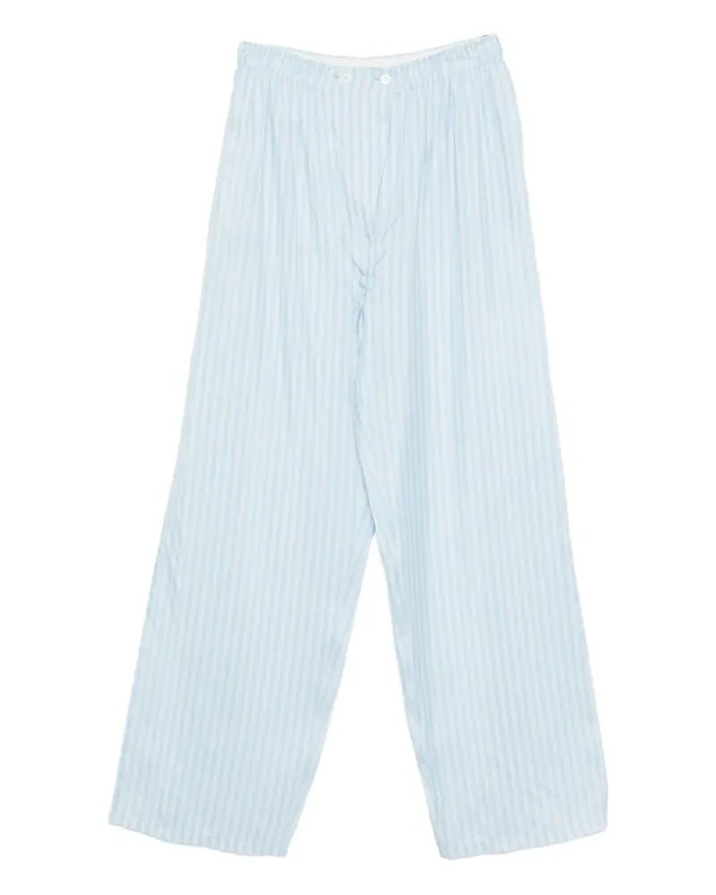 Prada Gestreifte Hose - Blau Blau