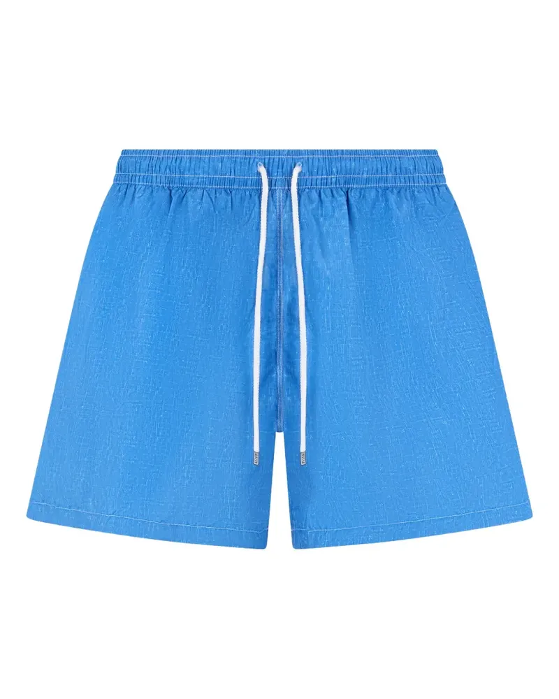 Fedeli drawstring-waist swim shorts - Blau Blau