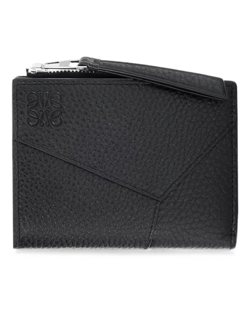 Loewe Puzzle bi-fold wallet - Schwarz Schwarz
