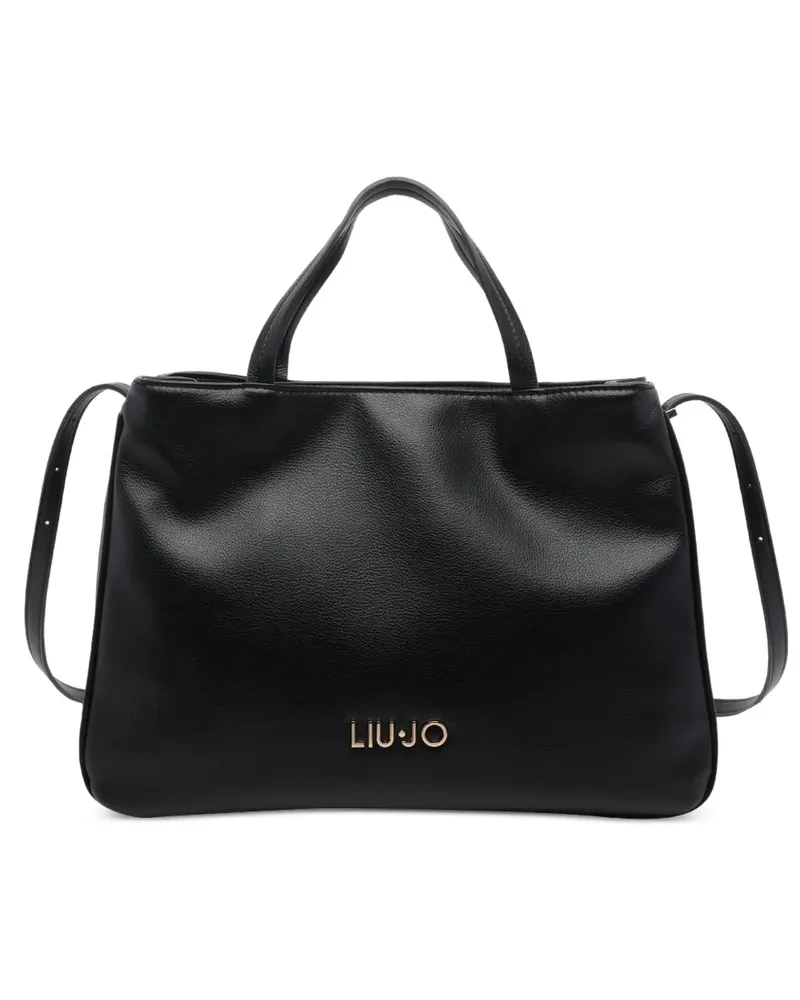 Liu Jo logo cross body bag - Schwarz Schwarz