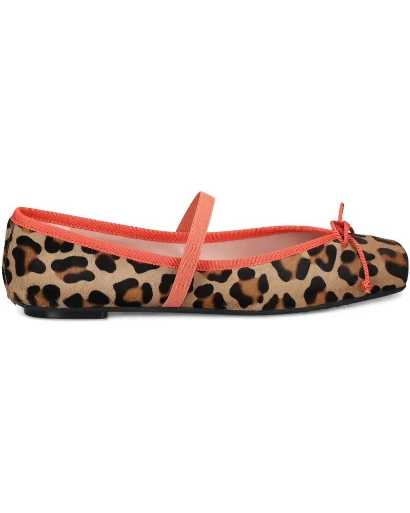 Pretty Ballerinas Ballerinas mit Leoparden-Print - Braun Braun