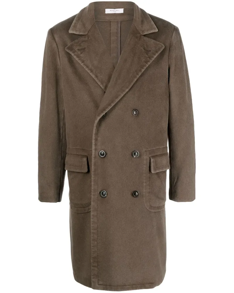 Boglioli Doppelreihiger Mantel aus Kaschmir - Braun Braun