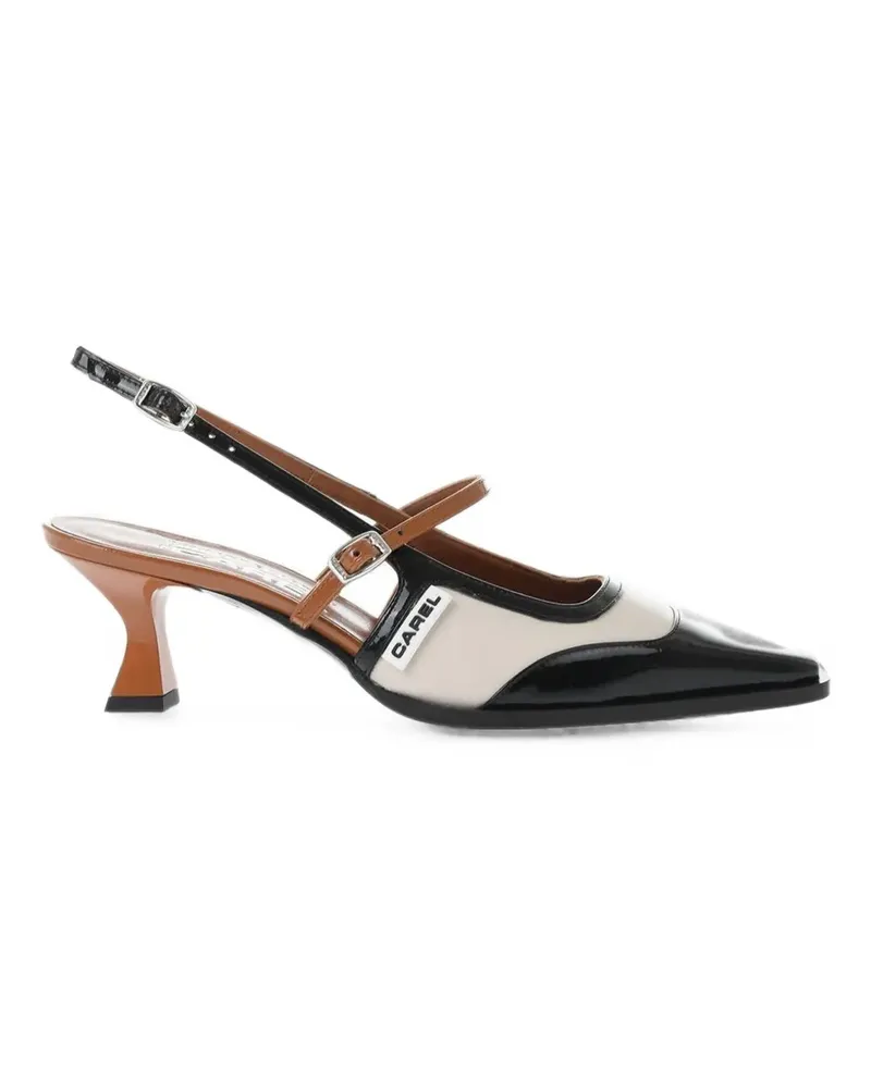 Carel x Alphonse Maitrepierre Cecile slingback pumps - Schwarz Schwarz