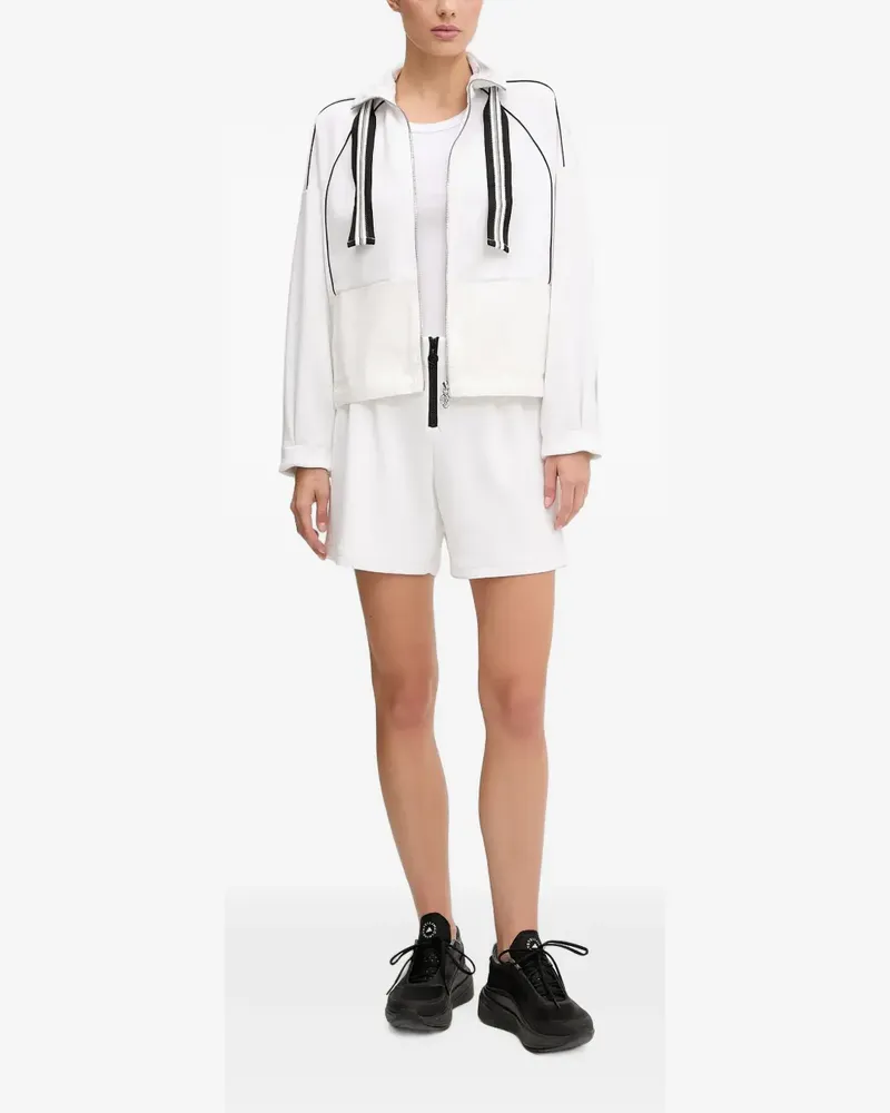 Sportalm logo-waistband pleated shorts - Weiß Weiß