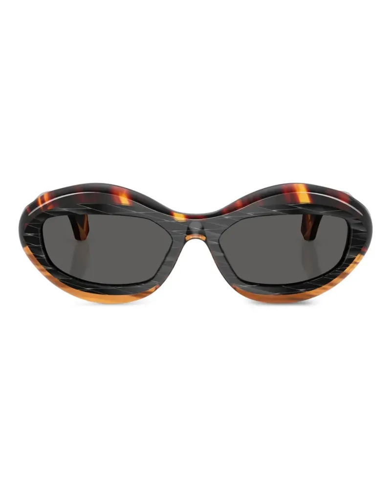 Alain Mikli Sonnenbrille mit Cat-Eye-Gestell - Braun Braun