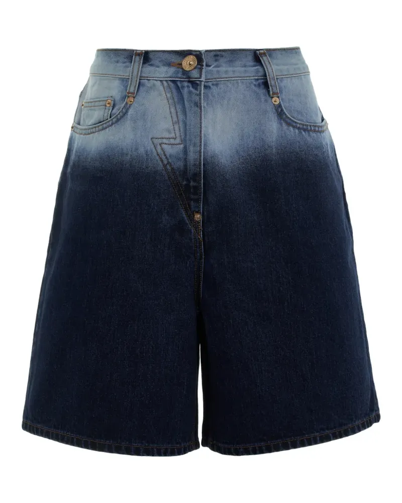 pushBUTTON Blitz-Jeans mit Farbverlauf-Optik - Blau Blau