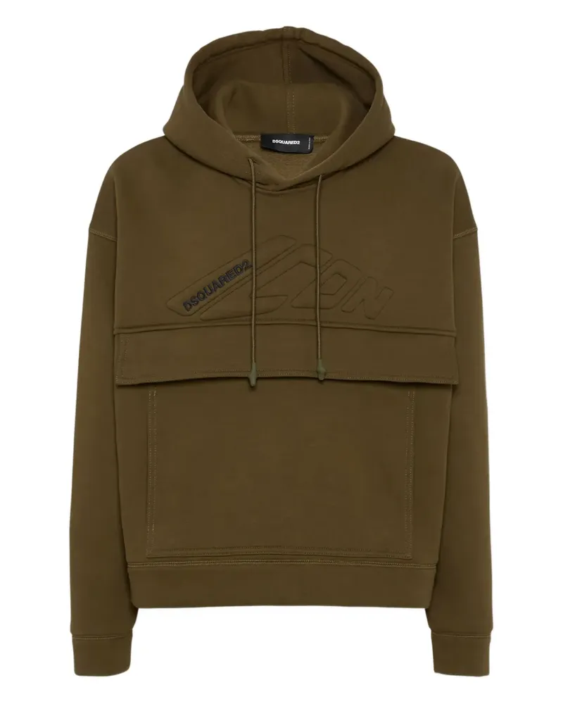 Dsquared2 Hoodie mit Logo - Grün Grün