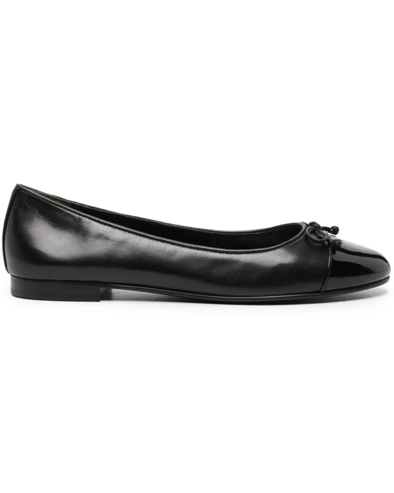 Tory Burch Ballerinas mit Kontrastkappe - Schwarz Schwarz